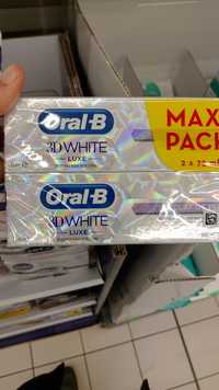 ORAL-B - 3D White luxe - Dentifrice doux pour l'émail