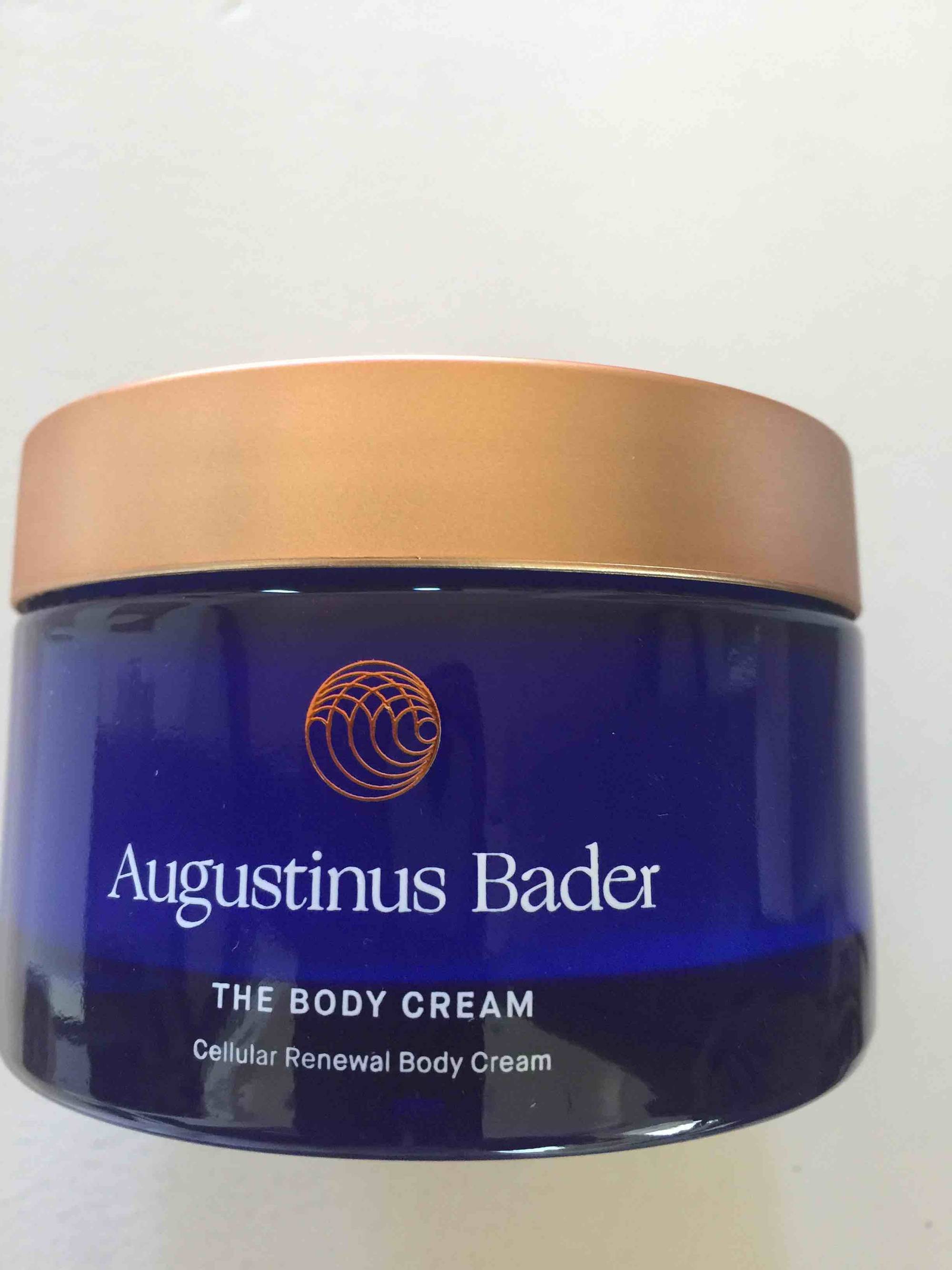 AUGUSTINUS BADER - The body cream