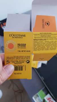 L'OCCITANE - Delicious lip scrub with mandarin 
