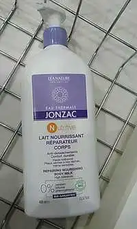 EAU THERMALE JONZAC - Nutritive - Lait nourrissant réparateur corps bio