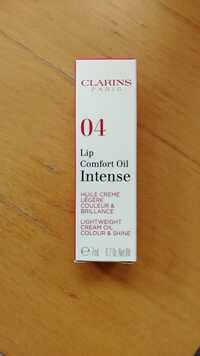 CLARINS - Lip comfort oil intense 04 - Huile crème légère