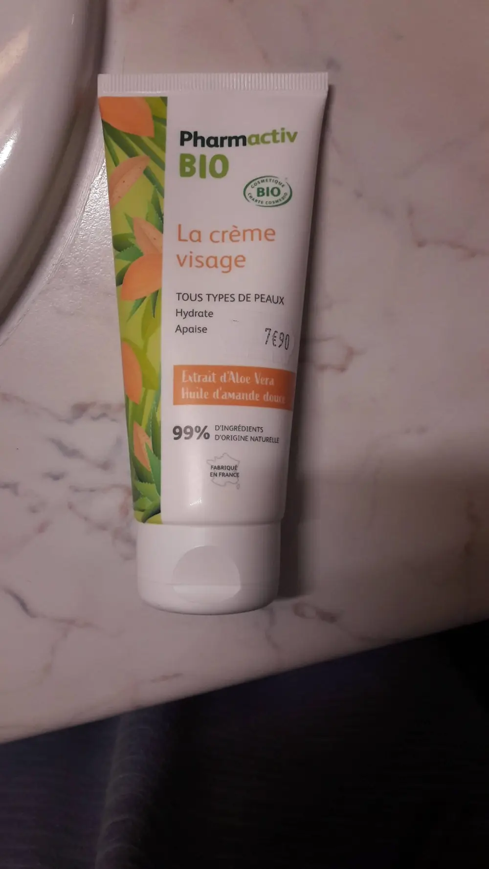 PHARMACTIV - La crème visage bio