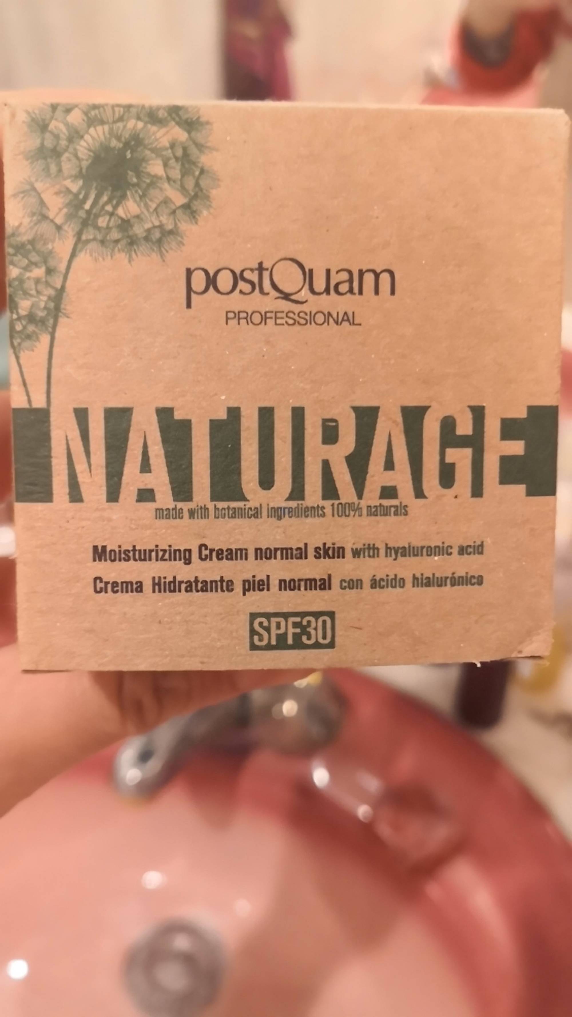 POSTQUAM - Naturage - Moisturizing cream normal skin