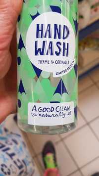 A GOOD CLEAN - Thyme & coriander - Hand wash