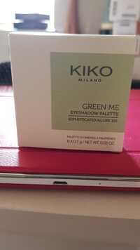 KIKO - Green me - Palette d'ombres à paupières