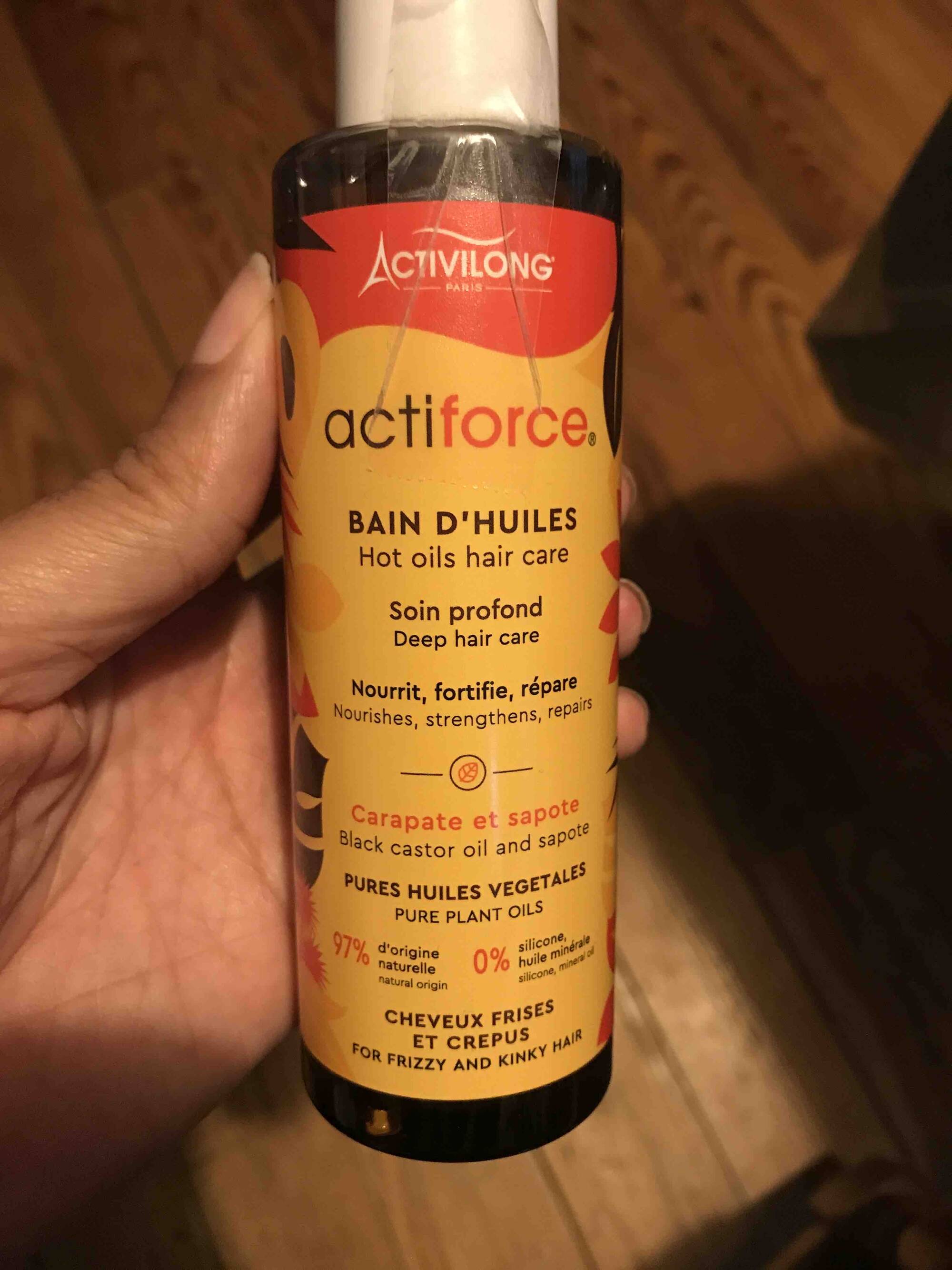 ACTIVILONG - Actiforce - Bain d'huiles
