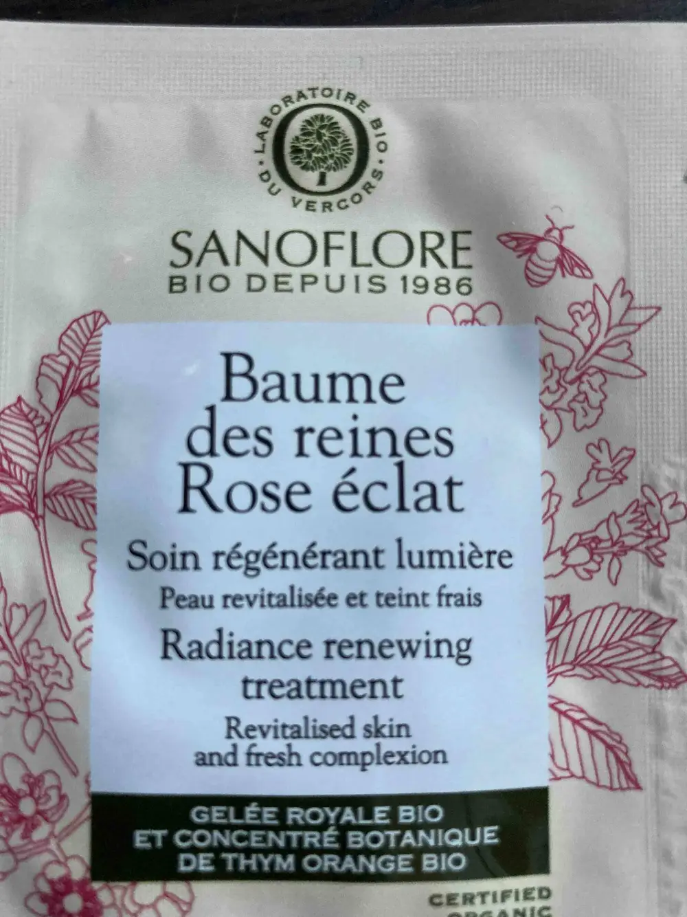 SANOFLORE - Baume des reines rose éclat