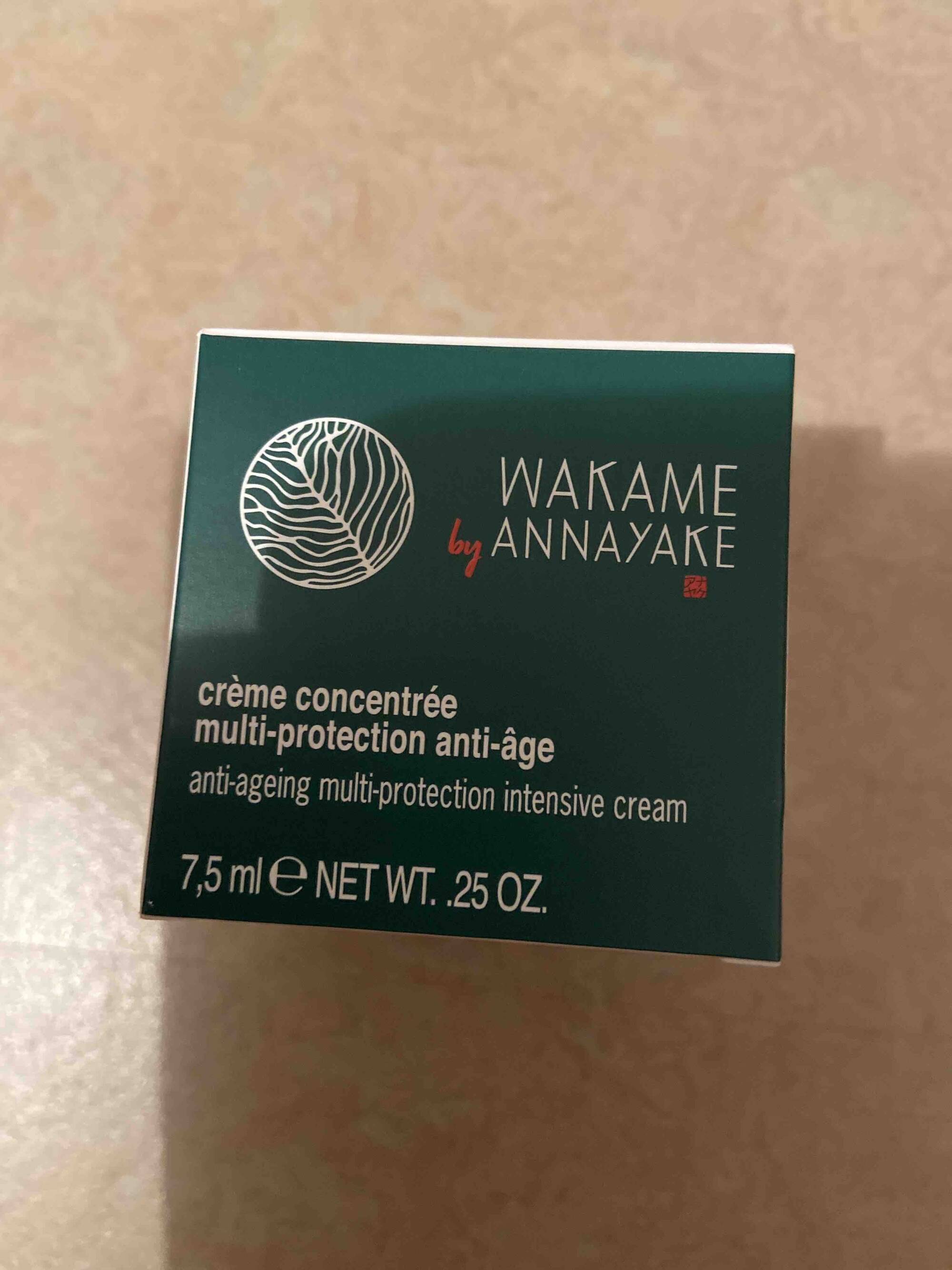 ANNAYAKE - Wakame - Crème concentrée multi-protection anti-âge