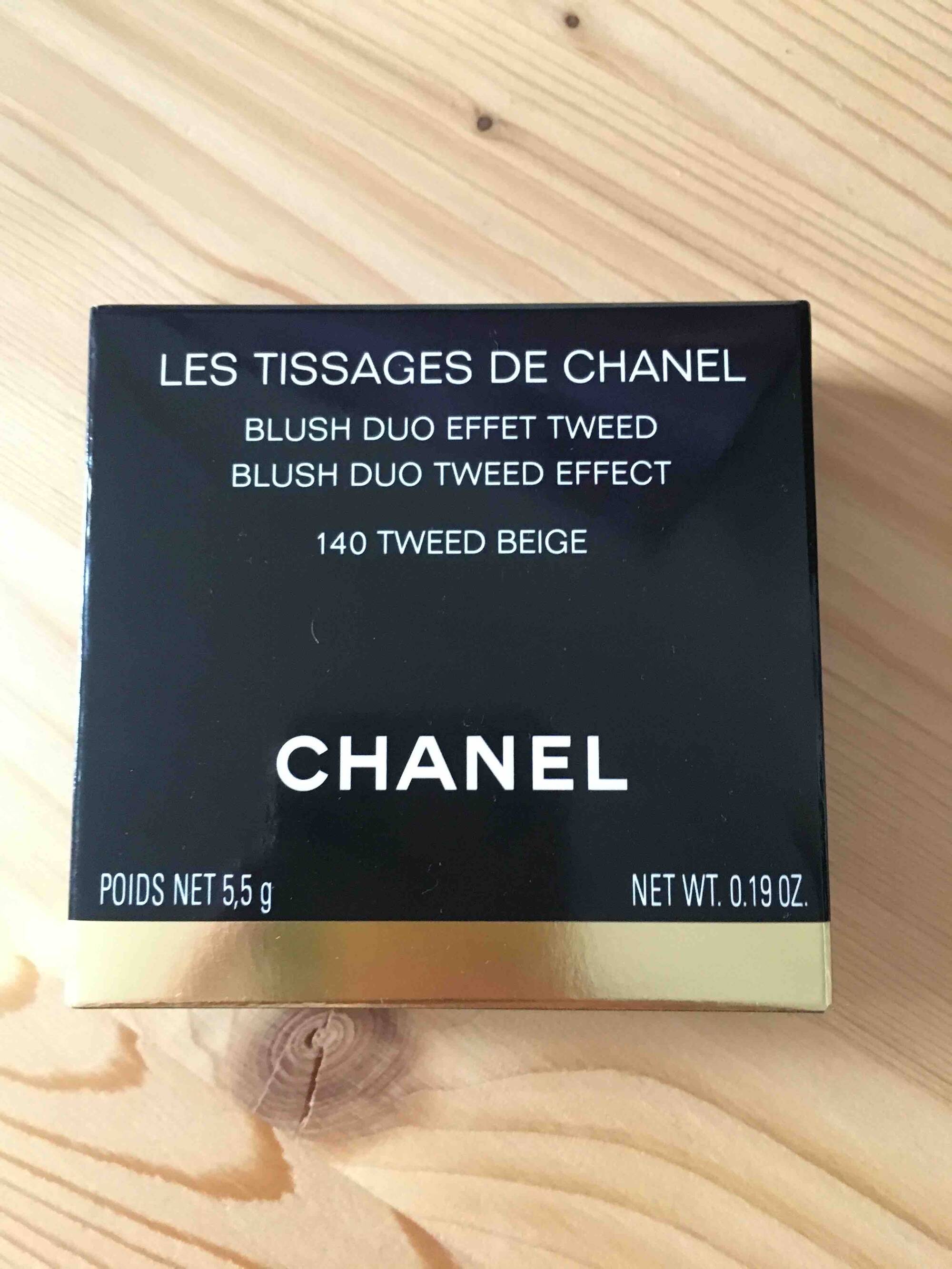 CHANEL - Les tissages de chanel - Blush duo 140 tweed beige