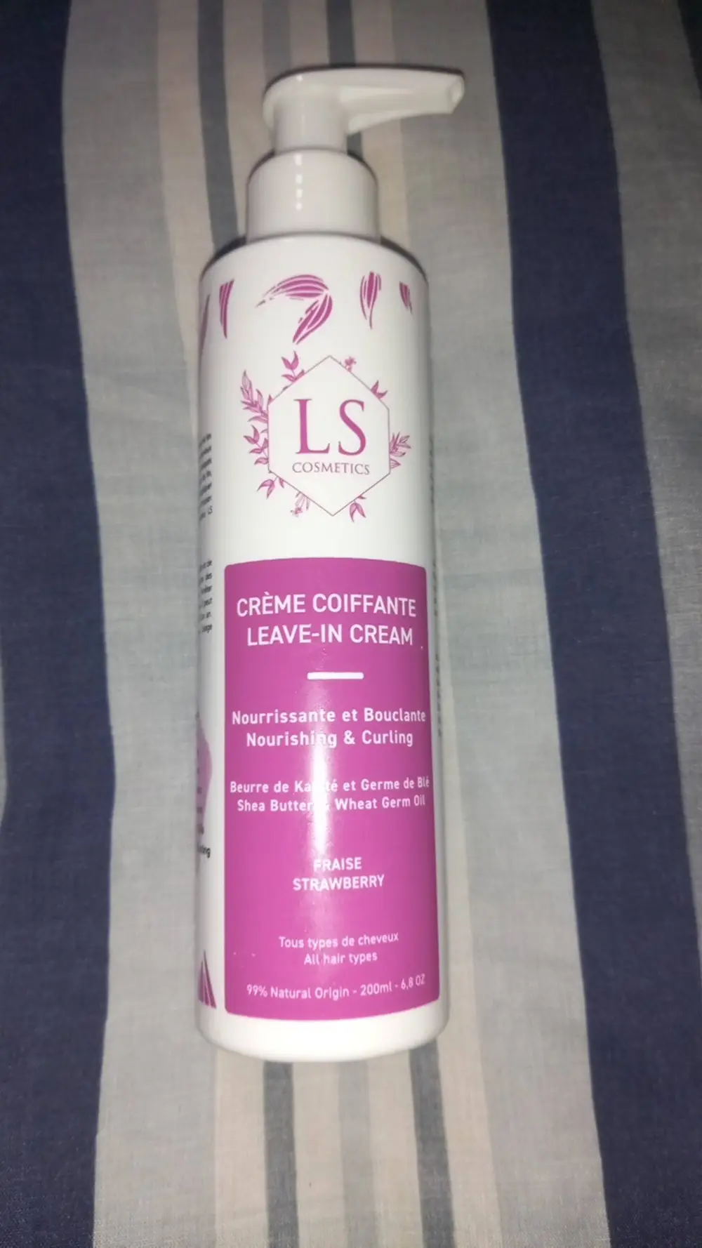 LS COSMETICS - Fraise - Crème coiffante nourrissante et bouclante