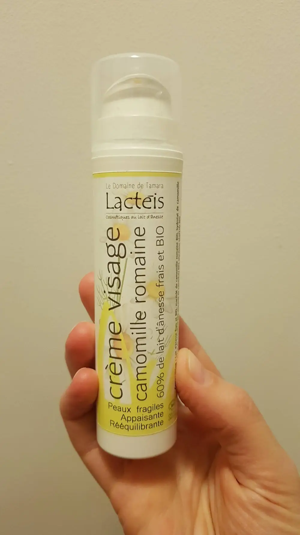 LE DOMAINE DE TAMARA - Lactéis - Crème visage camomille romaine