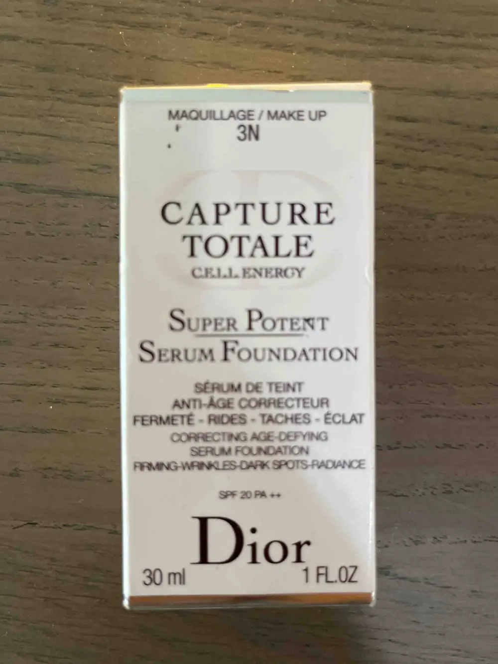 DIOR - Capture totale - Sérum de teint anti-âge correcteur