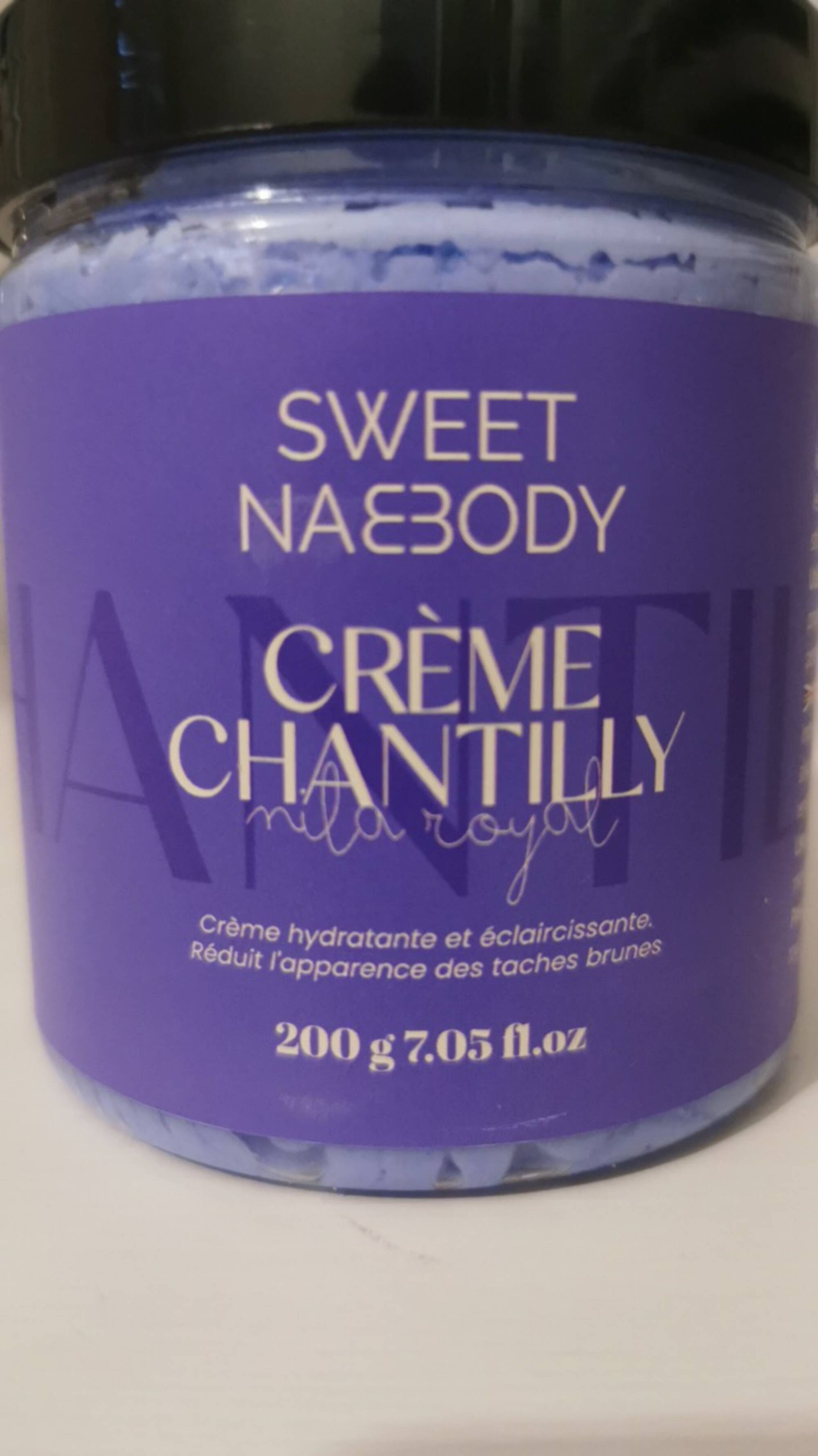 SWEET NAB BODY - Crème chantilly - Crème hydratante et éclaircissante