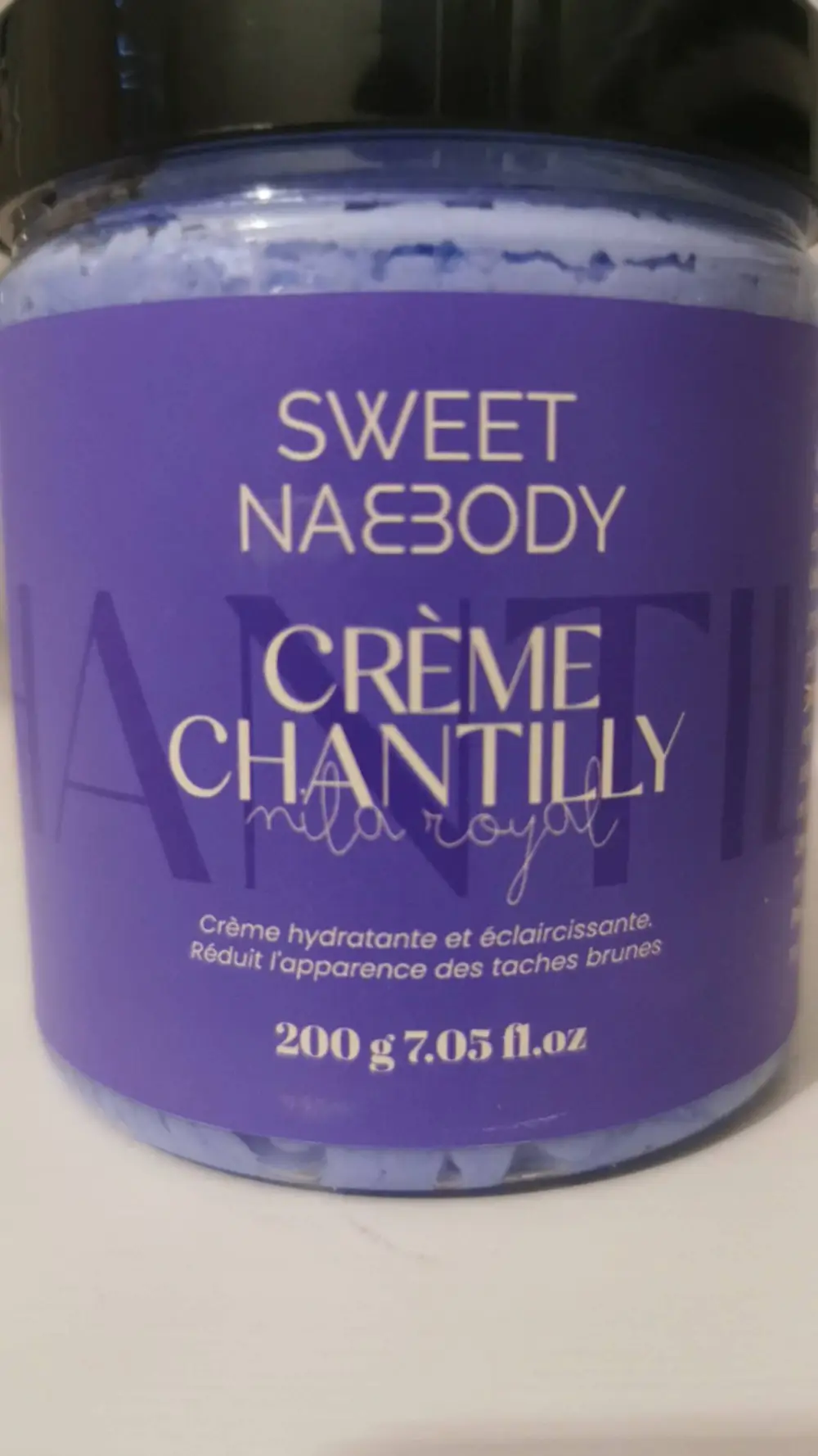 SWEET NAB BODY - Crème chantilly - Crème hydratante et éclaircissante