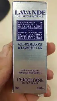 L'OCCITANE EN PROVENCE - Lavande - Roll-on relaxant