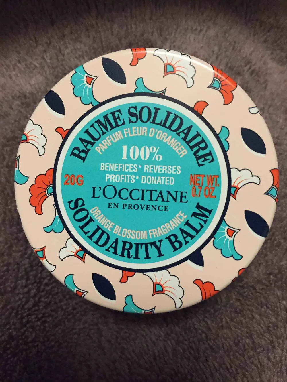 L'OCCITANE EN PROVENCE - Baume solidaire parfum fleur d'oranger