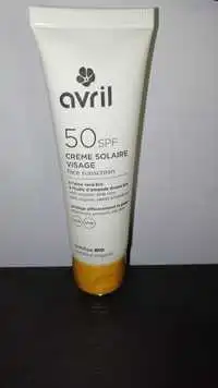 AVRIL - Crème solaire visage bio SPF 50