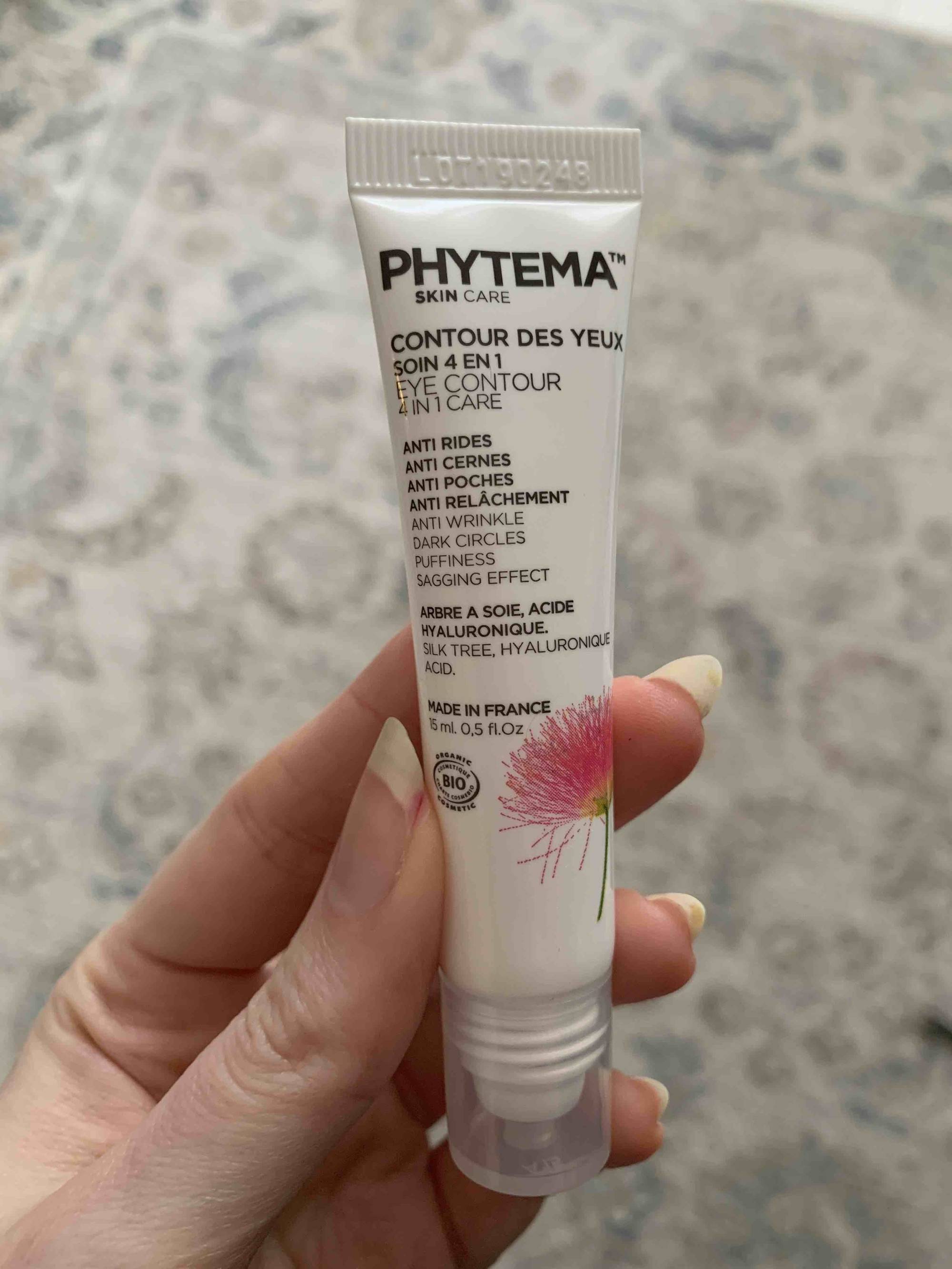PHYTEMA  - Contour des yeux soin 4 en 1