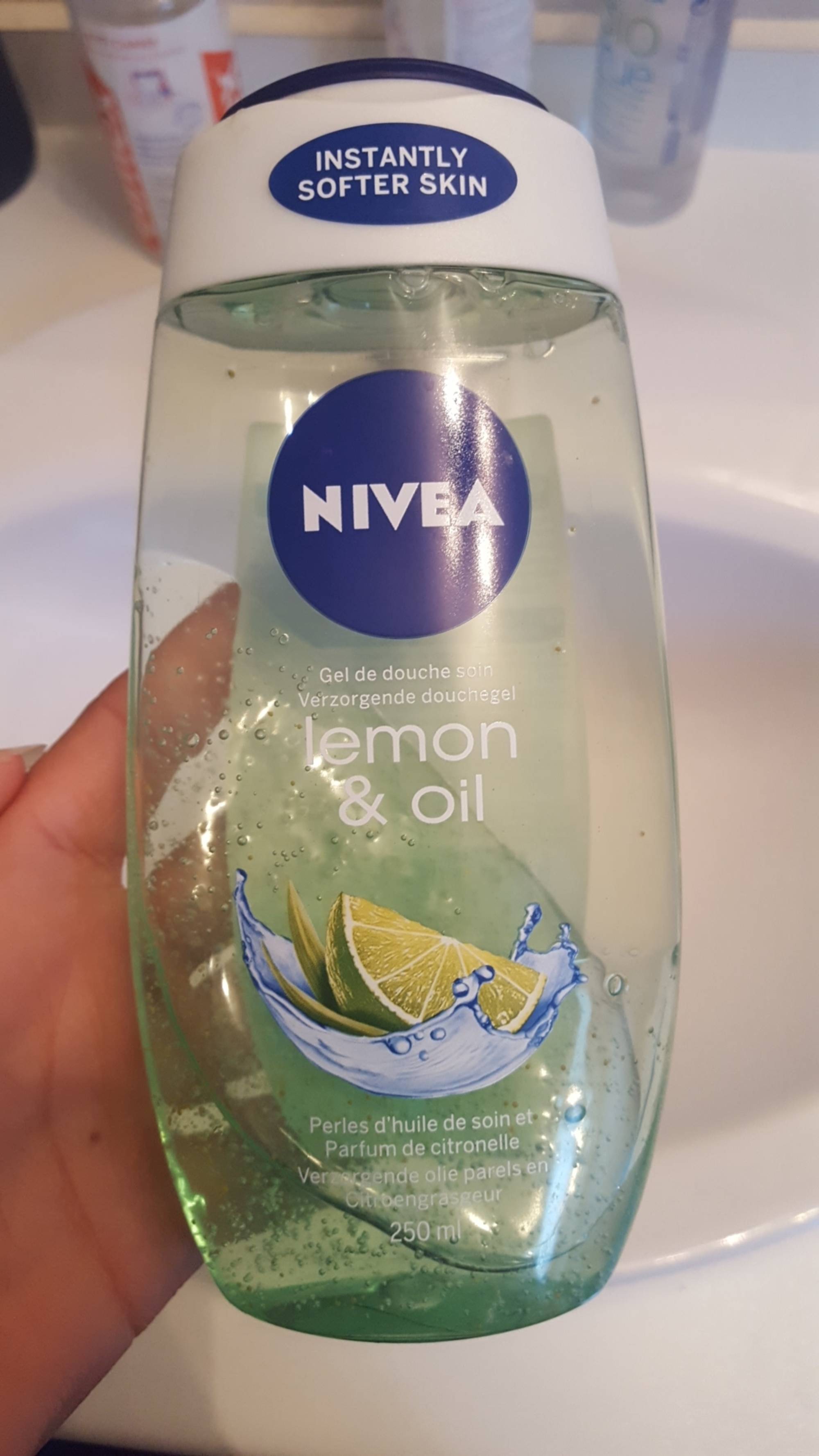 NIVEA - Lemon & oil - Gel de douche soin