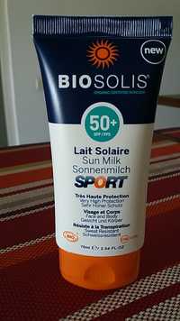 BIOSOLIS - Sport - Lait solaire SPF 50+ bio