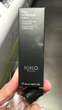 KIKO - Full coverage 2-in-1 - Fond de teint et correcteur