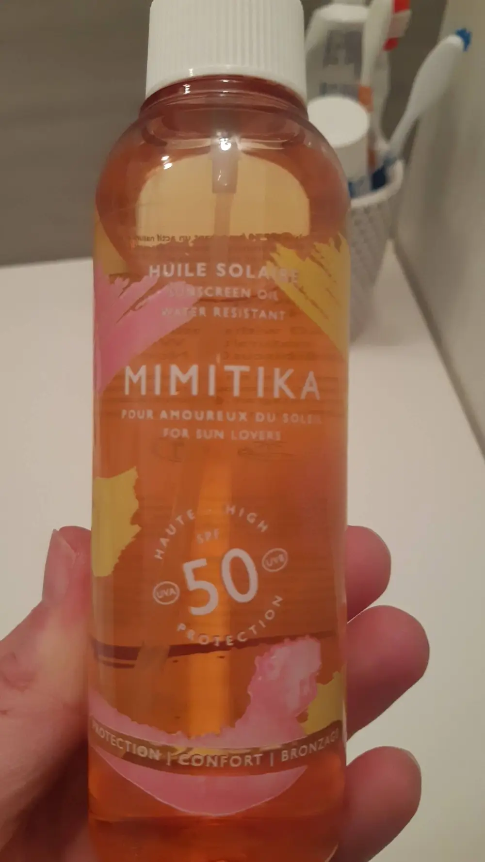 MIMITIKA - Huile solaire SPF 50