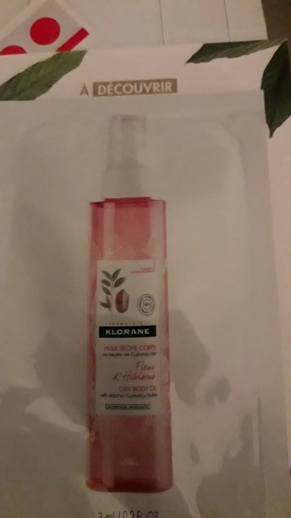 KLORANE - Fleur d'hibiscus - Huile sèche corps