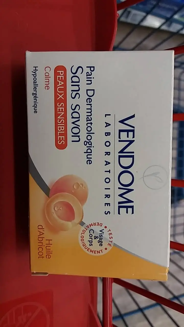 VENDOME - Pain dermatologique sans savon peaux sensibles