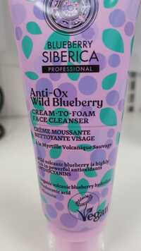 NATURA SIBERICA - Bleuberry siberica - Crème moussante nettoyante visage