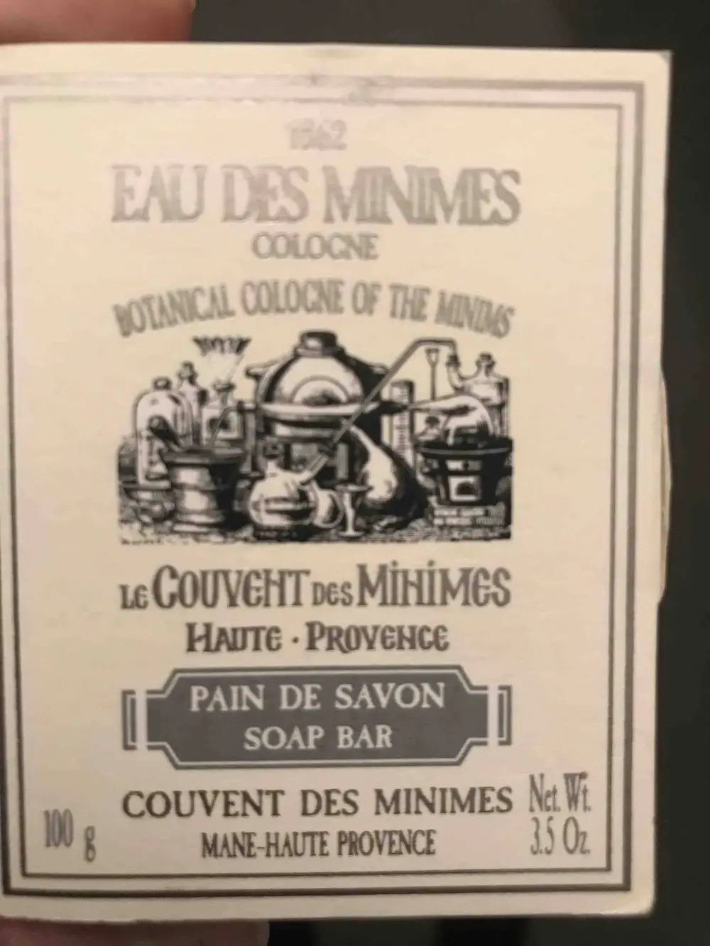 LE COUVENT DES MINIMES - Eau des minimes cologne - Pain de savon