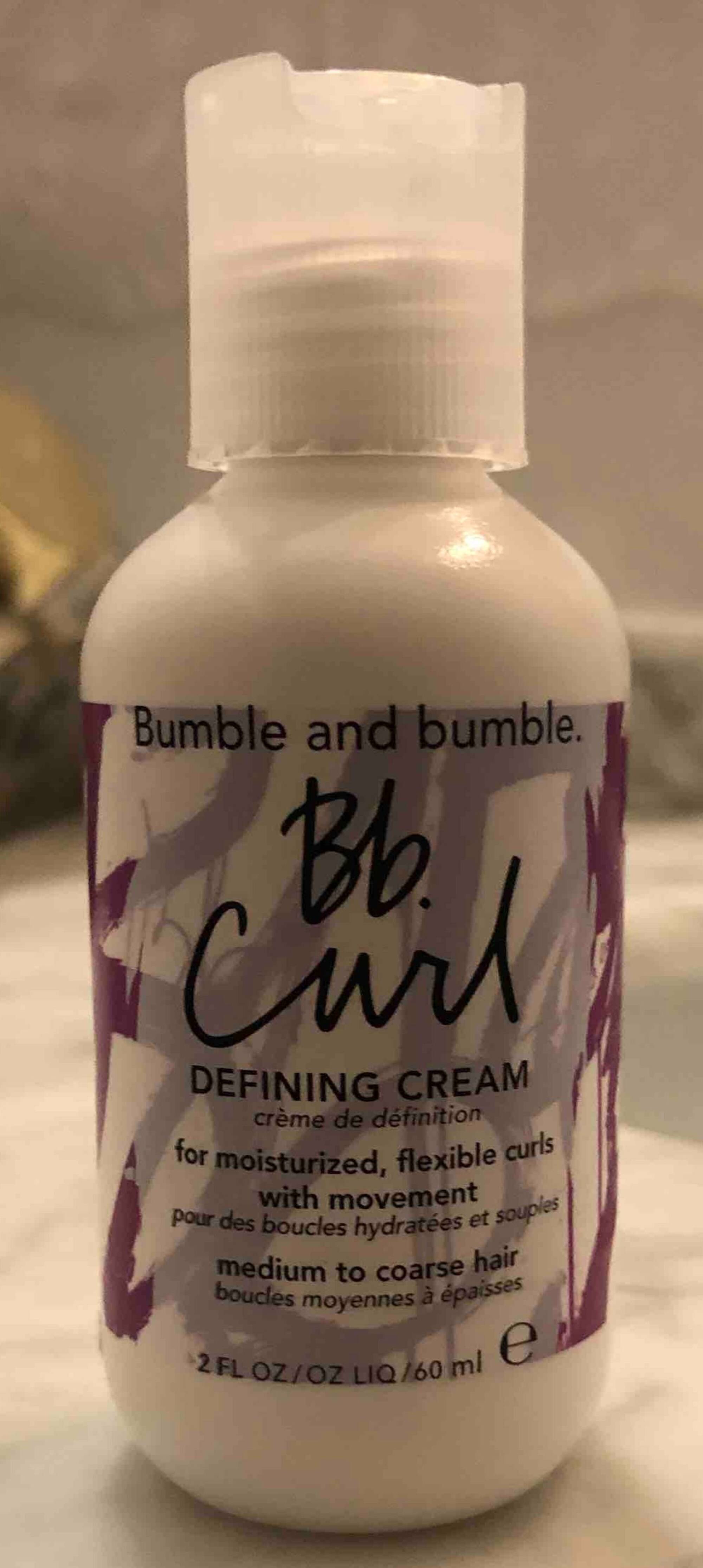 BUMBLE AND BUMBLE - Bb Curl - Crème de définition