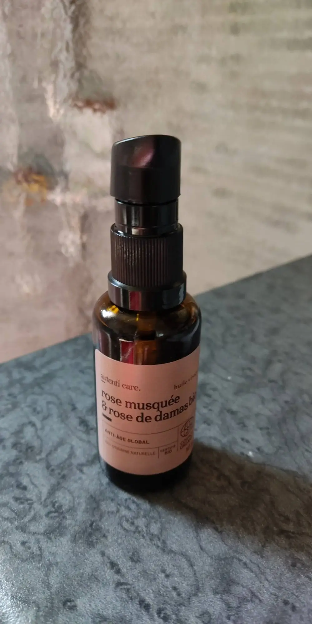AUTENTI CARE - Rose musquée & rose de damas bio - Huile visage