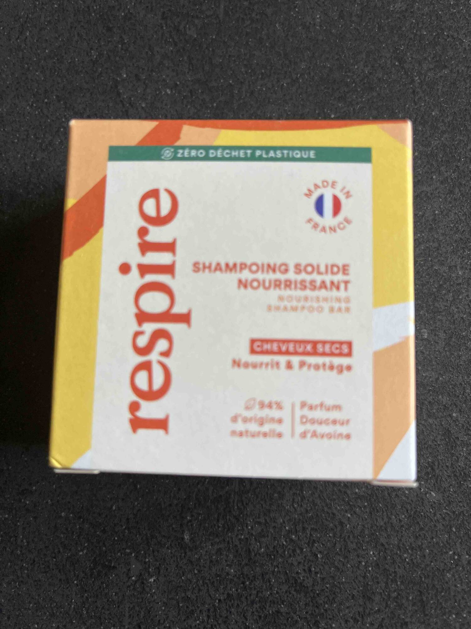 RESPIRE - Shampoing solide nourrissant