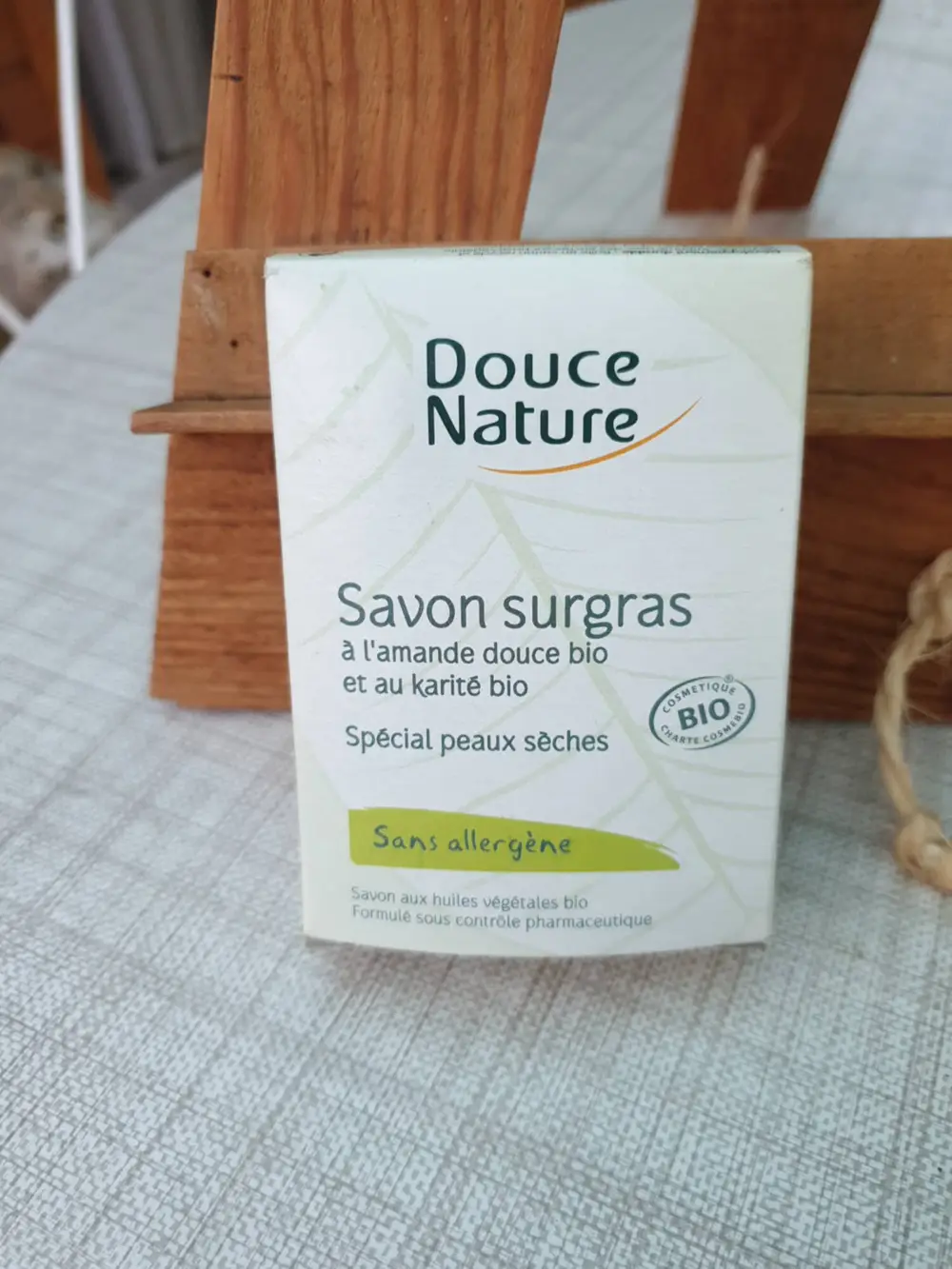 DOUCE NATURE - Savon surgras à l'amande douce bio et au karité bio