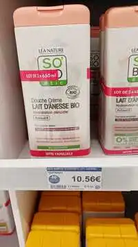 SO'BIO ÉTIC - Douche crème lait d'ânesse bio