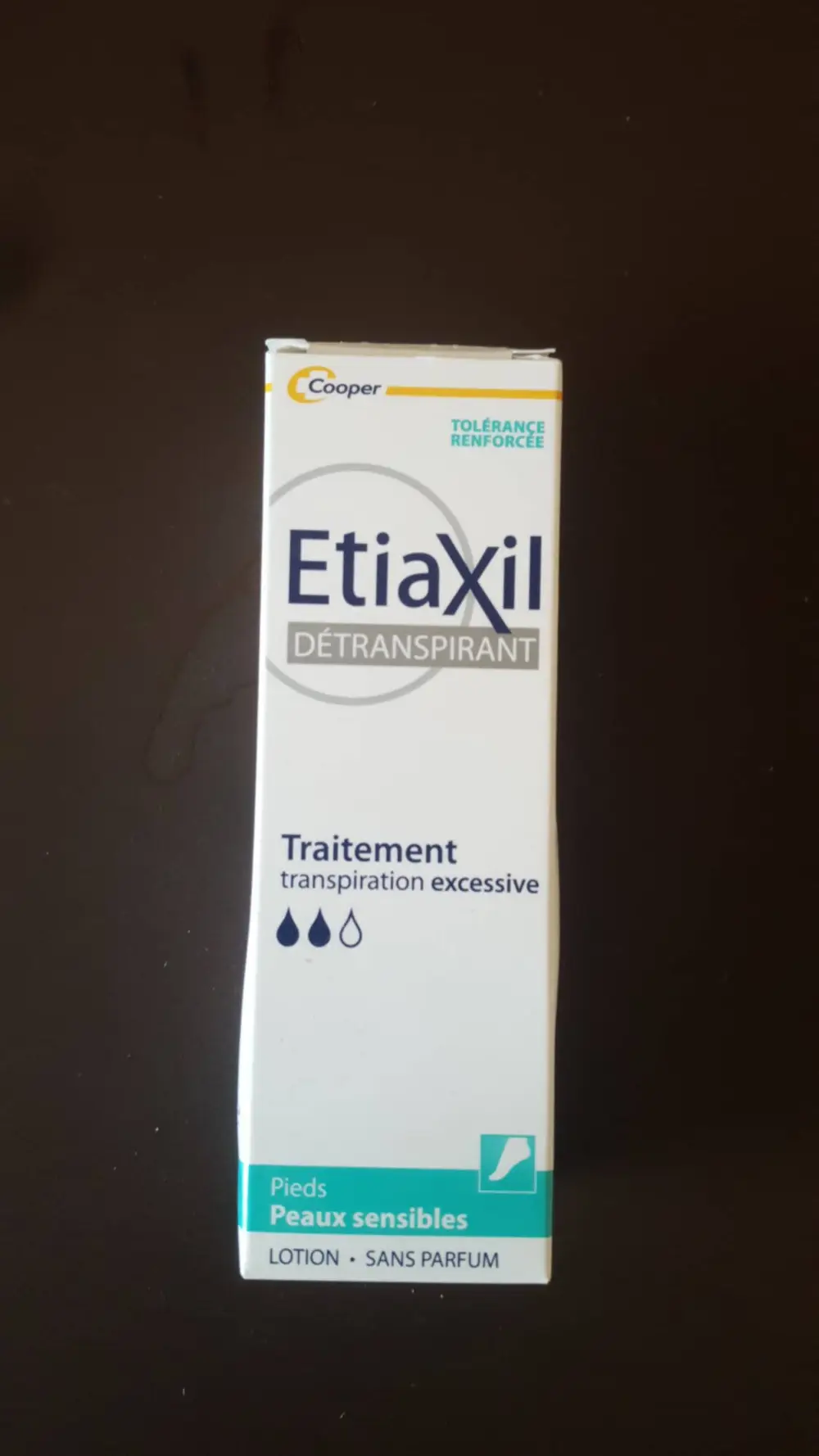 ETIAXIL - Détranspirant pieds peaux sensibles