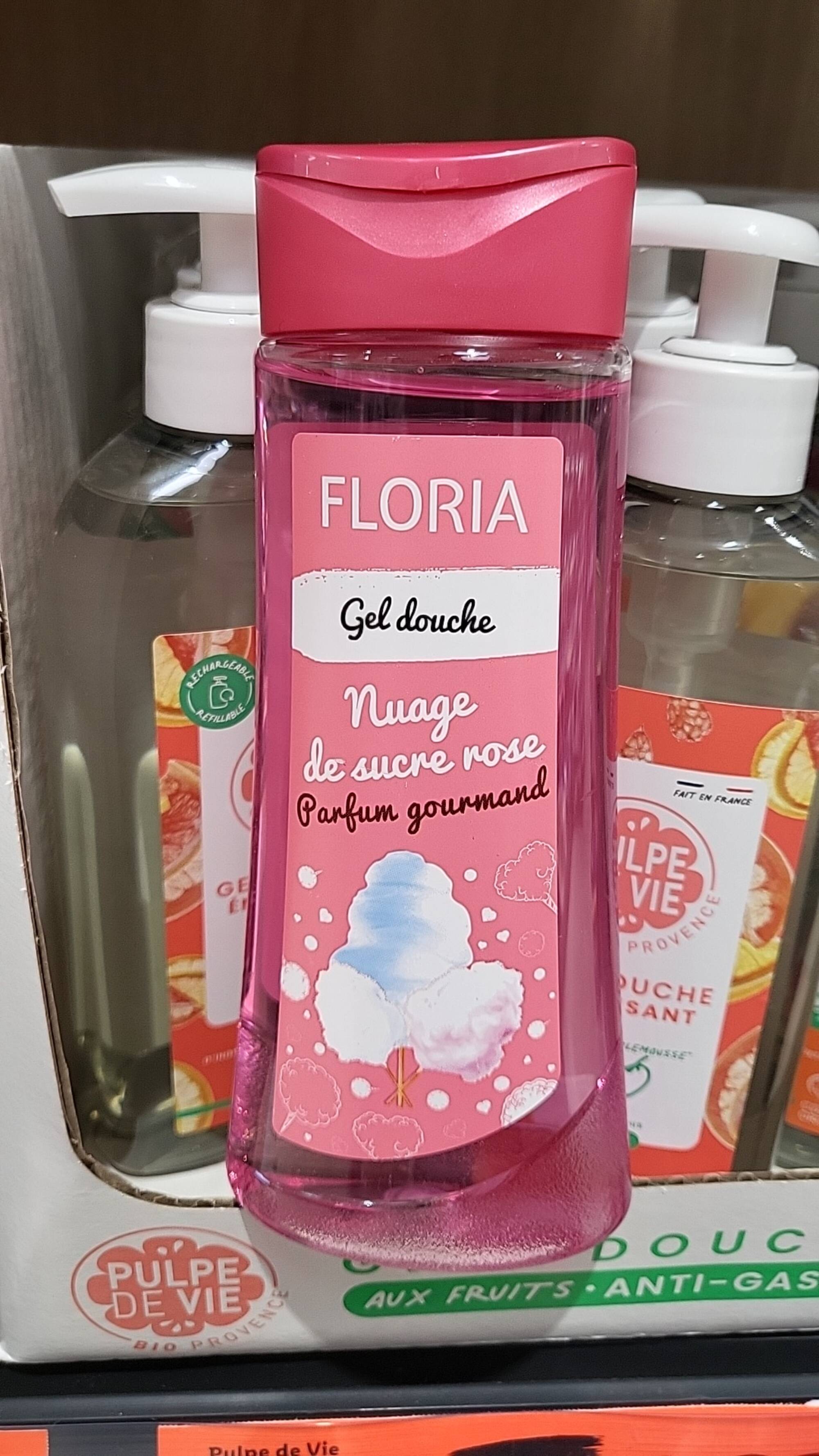 FLORIA - Gel douche Nuage de sucre rose