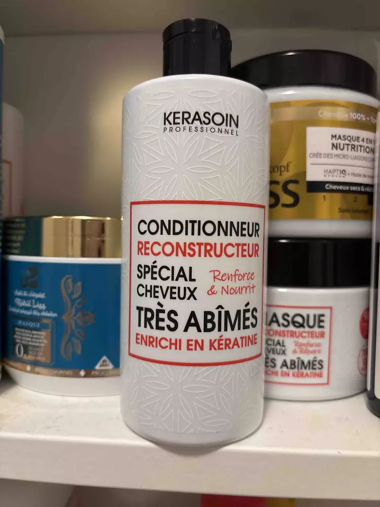 KERASOIN - Conditionneur reconstructeur spécial cheveux très abîmés