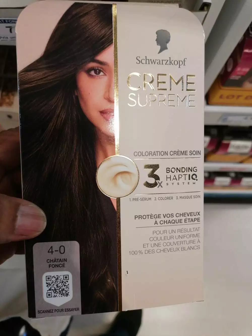 SCHWARZKOPF - Crème suprême - Coloration crème soin 3x