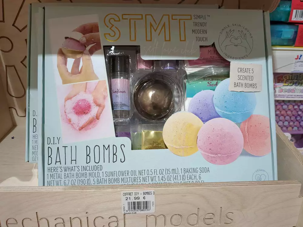 STMT - Coffret diy - Bath bombs