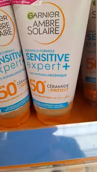 GARNIER - Ambre solaire - Lait hypoallergénique sensitive expert fps50+