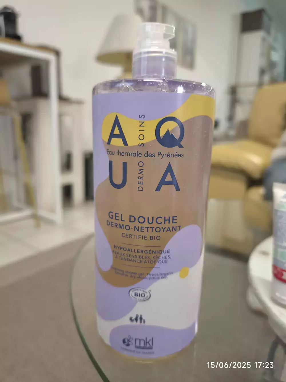 MKL GREEN NATURE - Aqua - Gel douche dermo-nettoyant
