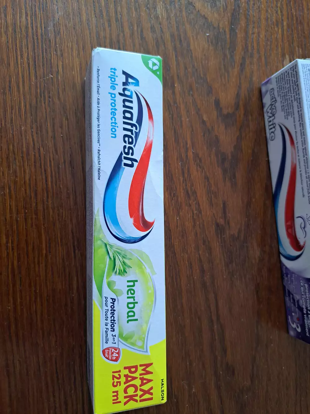 AQUAFRESH - Herbal - Dentifrice triple protection 
