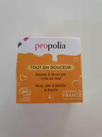 PROPOLIA - Tout en douceur - Baume à lèvres bio