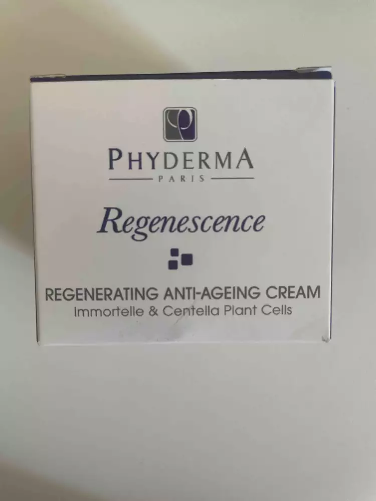 PHYDERMA - Regenescence- Regenerating anti-ageing cream