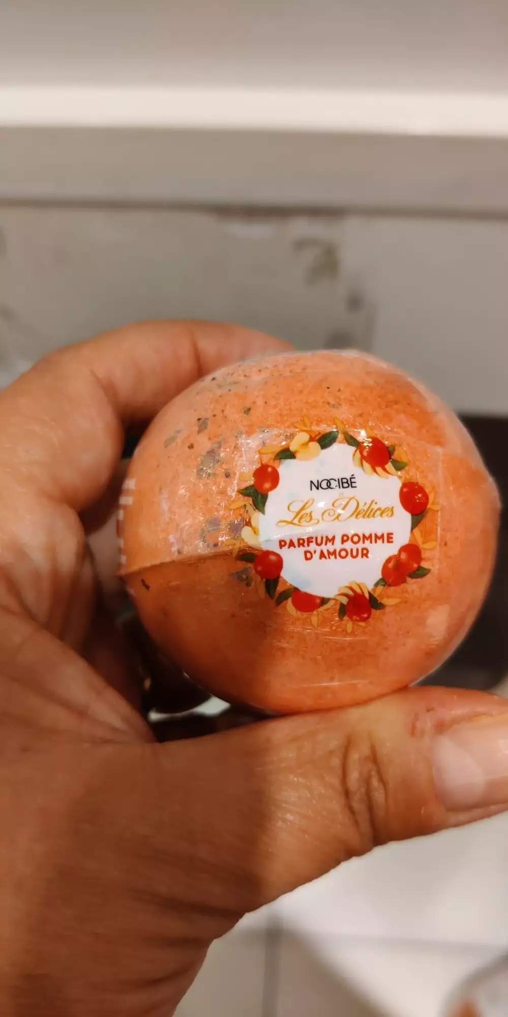 NOCIBÉ - Les délices - Bombe de bain parfum pomme d'amour