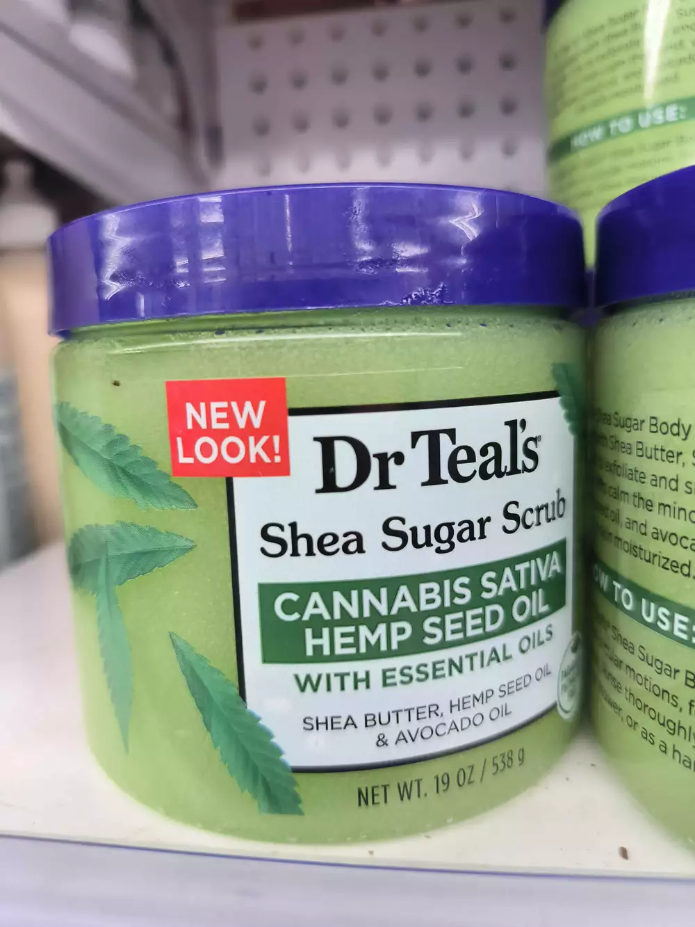 DR TEAL'S - Cannabis sativa hemp seed oil - Shea sugar scrub
