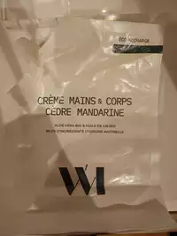 WHAT MATTERS - Cèdre mandarine - Crème mains et corps