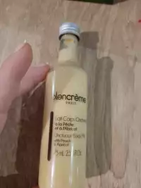 BLANCRÈME - Lait corps onctueux  à la pêche et abricot