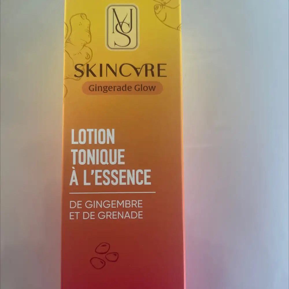 MJS - Lotion tonique à l'essence de gingembre et de grenade